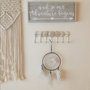 Dream Catcher With Purple Accents